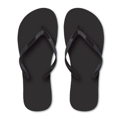 Chanclas Playa PE Talla M Negro L