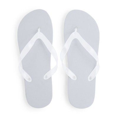 Chanclas de playa con suela de PE Blanco 42-44