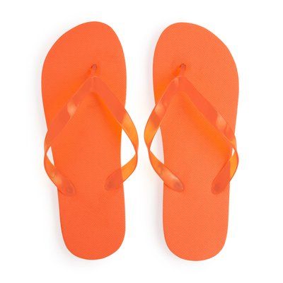 Chanclas de playa con suela de PE Naranja 36/38