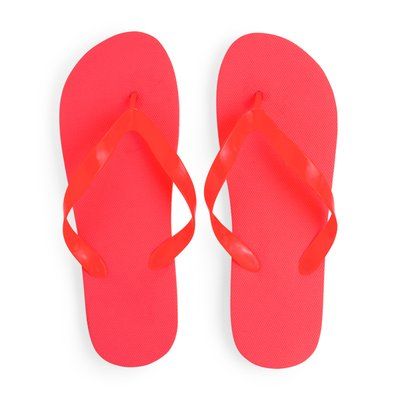 Chanclas de playa con suela de PE Rojo 42-44