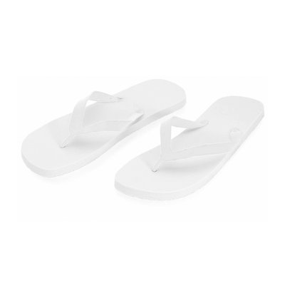 Chanclas suela EVA Blanca con Tira PVC Colores Bla Muj