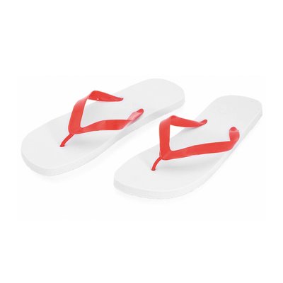 Chanclas suela EVA Blanca con Tira PVC Colores BLRO Muj