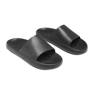 Chanclas unisex con tira en empeine talla 36-37 Negro