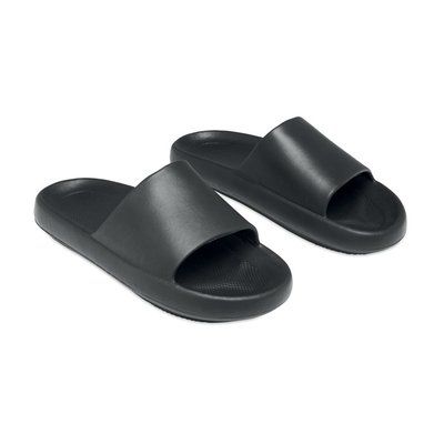 Chanclas unisex con tira en empeine talla 40-41 Negro