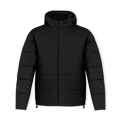 Chaqueta Acolchada con Capucha Fija Neg XS