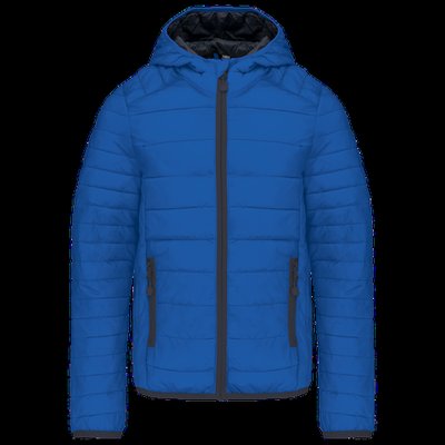 Chaqueta acolchada con capucha infantil Light Royal Blue 12/14 ans