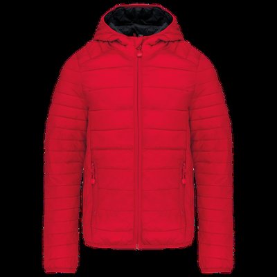 Chaqueta acolchada con capucha infantil Red 6/8 Ans