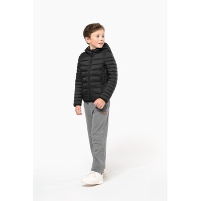Chaqueta acolchada con capucha infantil
