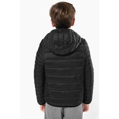 Chaqueta acolchada con capucha infantil