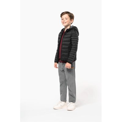 Chaqueta acolchada con capucha infantil