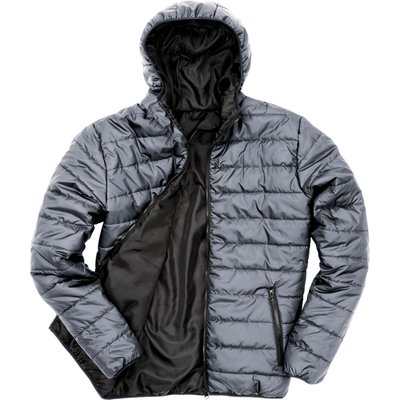 Chaqueta acolchada cortavientos hidrófuga Frost grey / Black S