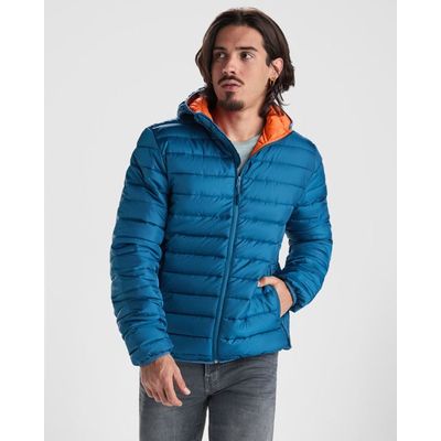 Chaqueta Acolchada Hombre con Capucha