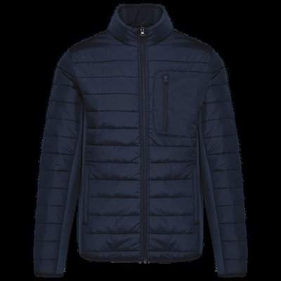 Chaqueta acolchada hombre cuello alto Mid Navy / Midnight Navy Heather Xs