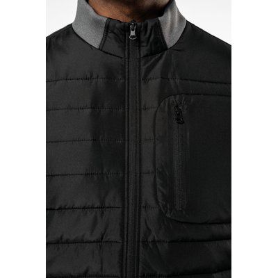 Chaqueta acolchada hombre cuello alto