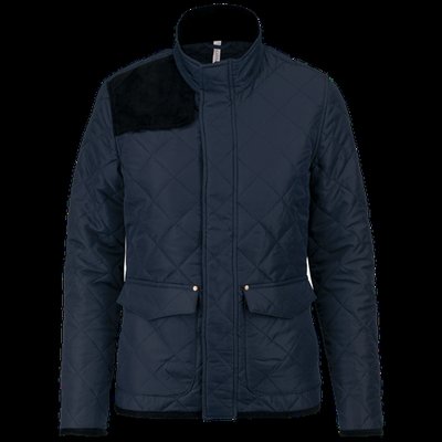 Chaqueta acolchada mujer con bolsillos Navy / Black XL