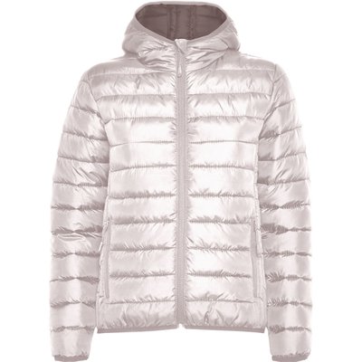 Chaqueta Acolchada Mujer con Capucha Blanco Vintage 2Xl