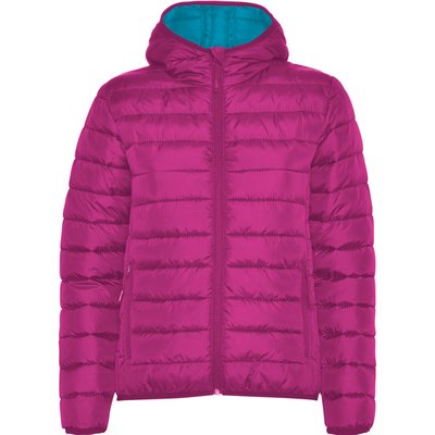 Chaqueta Acolchada Mujer con Capucha Fucsia 2Xl