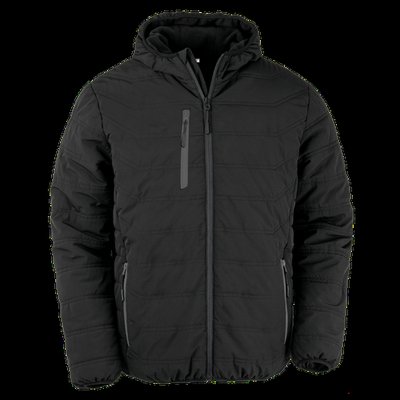 Chaqueta acolchada reciclada Black/black XXL