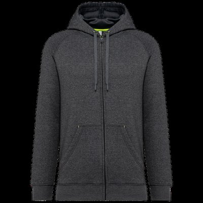 Chaqueta con capucha Unisex Dark Grey Heather S