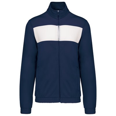 Chaqueta de chándal bicolor Sporty Navy / White 4XL