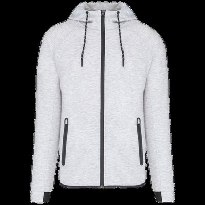 Chaqueta de chándal con capucha Ash Heather XL