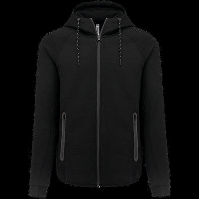 Chaqueta de chándal con capucha Black XL