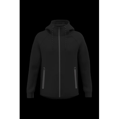 Chaqueta de chándal con capucha Black Xs