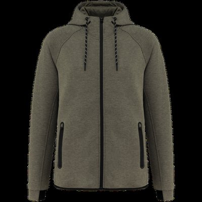 Chaqueta de chándal con capucha Light Khaki Heather L
