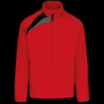Chaqueta de chándal Sporty Red/Black/Storm Grey L
