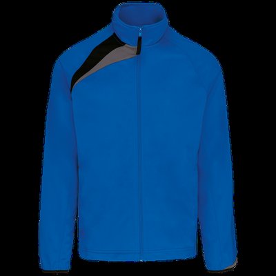 Chaqueta de chándal Sporty Royal Blue / Black / Storm Grey 3Xl