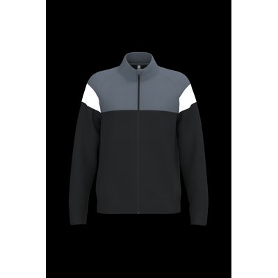 Chaqueta de chándal unisex Black / Sporty Grey Xl
