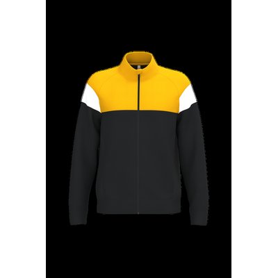 Chaqueta de chándal unisex Black / Sporty Yellow Xxl