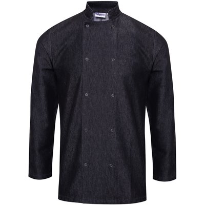 Chaqueta chef denim Black Denim 3XL