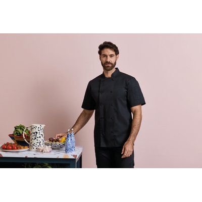 Chaqueta de chef de manga corta