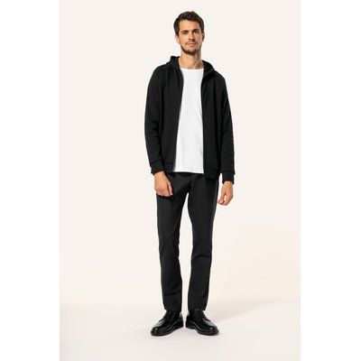 Chaqueta con cremallera y capucha