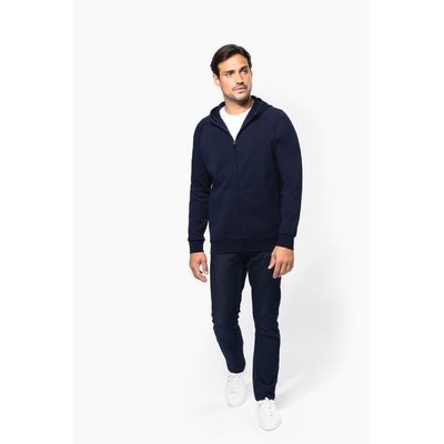 Chaqueta con cremallera y capucha