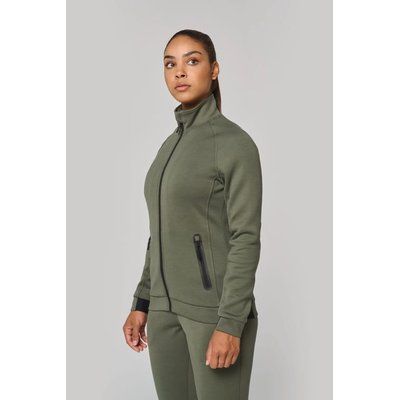Chaqueta cuello alto mujer Sporty Khaki L