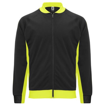 Chaqueta deportiva con bolsillos NEGRO/ AMARILLO FLUOR 14