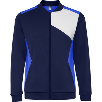 Chaqueta deportiva con cremallera y bolsillos laterales Royal/Marino M