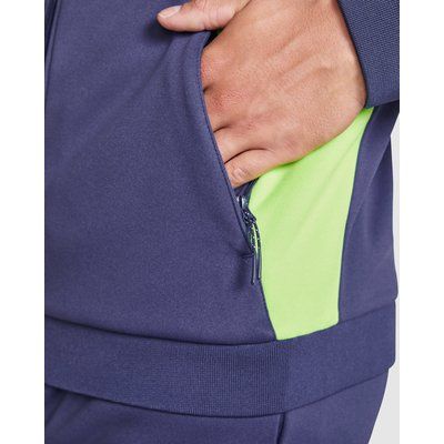 Chaqueta deportiva con cremallera y bolsillos laterales