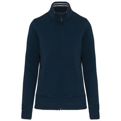 Chaqueta de felpa perchada de mujer Navy M