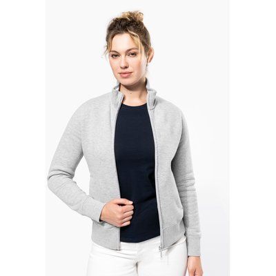 Chaqueta de felpa perchada de mujer