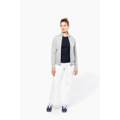 Chaqueta de felpa perchada de mujer