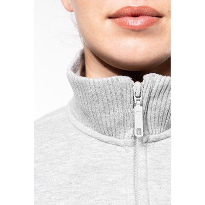 Chaqueta de felpa perchada de mujer