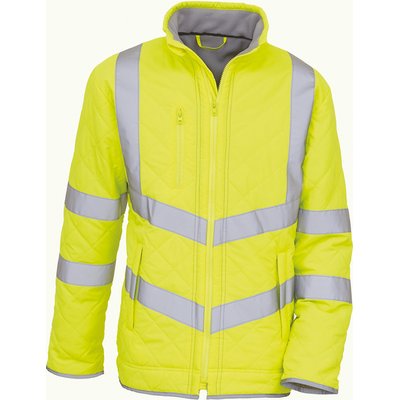 Chaqueta hidrófuga de alta visibilidad Hi Vis Yellow S