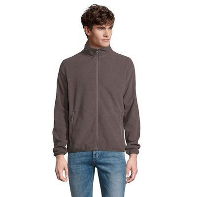 Chaqueta Hombre Cuello Alto y Bolsillos Gris Carbón S