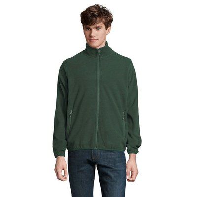 Chaqueta Hombre Cuello Alto y Bolsillos Verde Botella 5Xl
