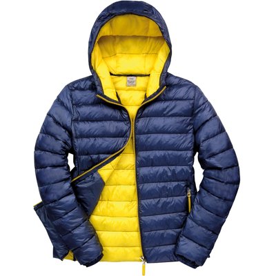 Chaqueta hombre hidrófuga cortavientos Navy / Yellow XL