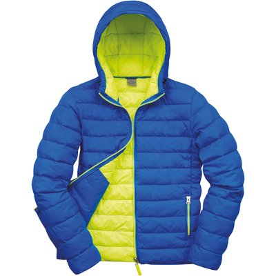 Chaqueta hombre hidrófuga cortavientos Ocean Blue / Lime Punch XXL
