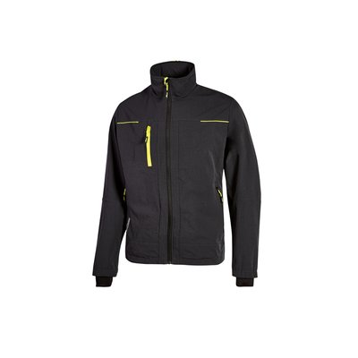 Chaqueta hombre repelente al agua y transpirable Black Carbon XL